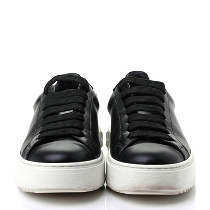 Louis Vuitton Calfskin Time Out Sneakers 35.5 Black 2 of 10