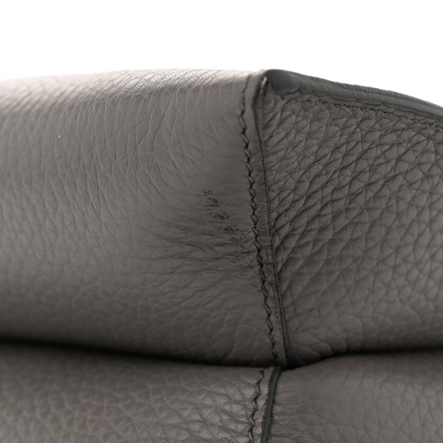 Tom Ford Pebbled Calfskin Small Alix Padlock Zip Hobo Bag Grey 12 of 12