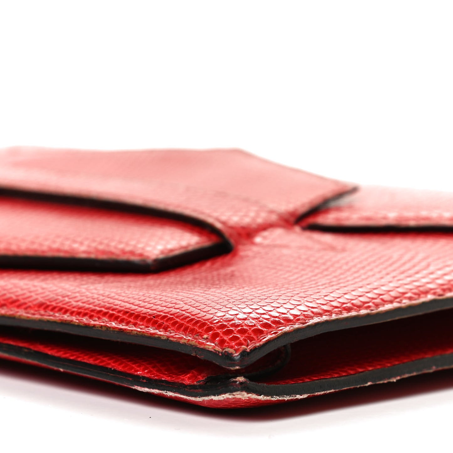 Lizard Faco Clutch Red