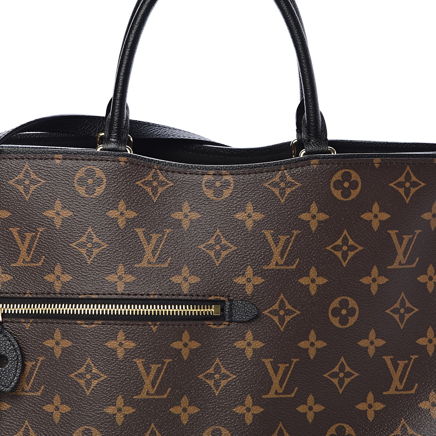 Louis Vuitton Monogram Popincourt MM Black 7 of 13