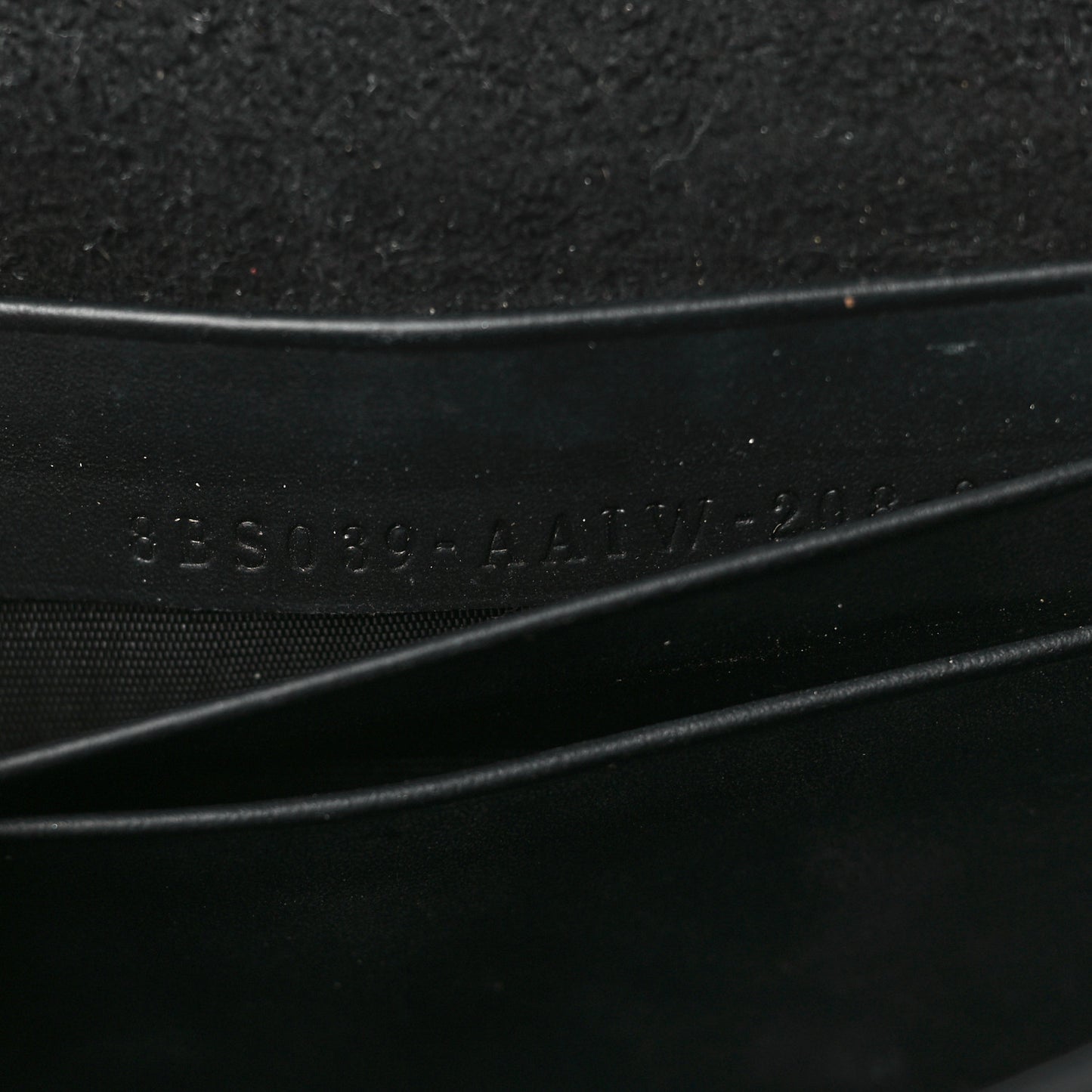 Vitello King Mini Flat Baguette Black