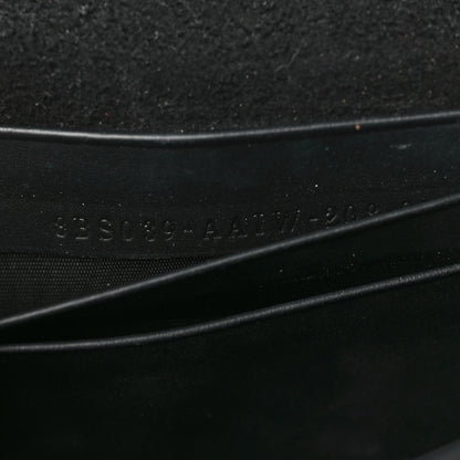 Fendi Vitello King Mini Flat Baguette Black 7 of 9