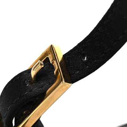 Lanvin Satin Sequin Small Swan Bucket Bag  Black 12 of 14