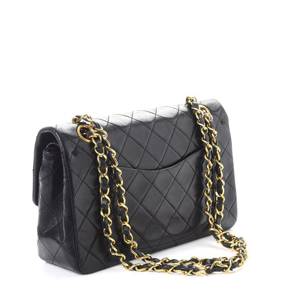 Chanel Lambskin Quilted Medium Double Flap Black 4 of 12