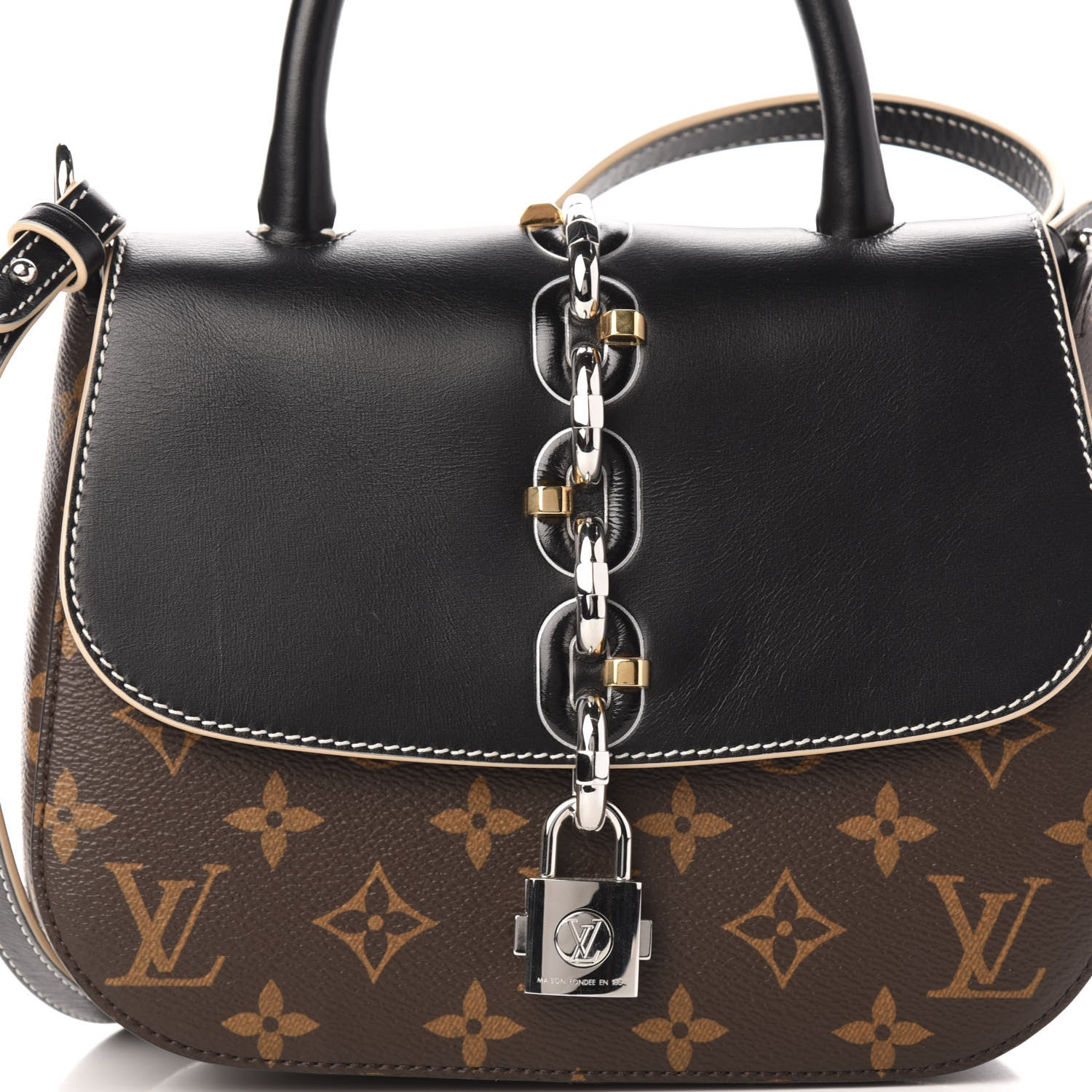 Louis Vuitton Monogram Chain It Black 10 of 10