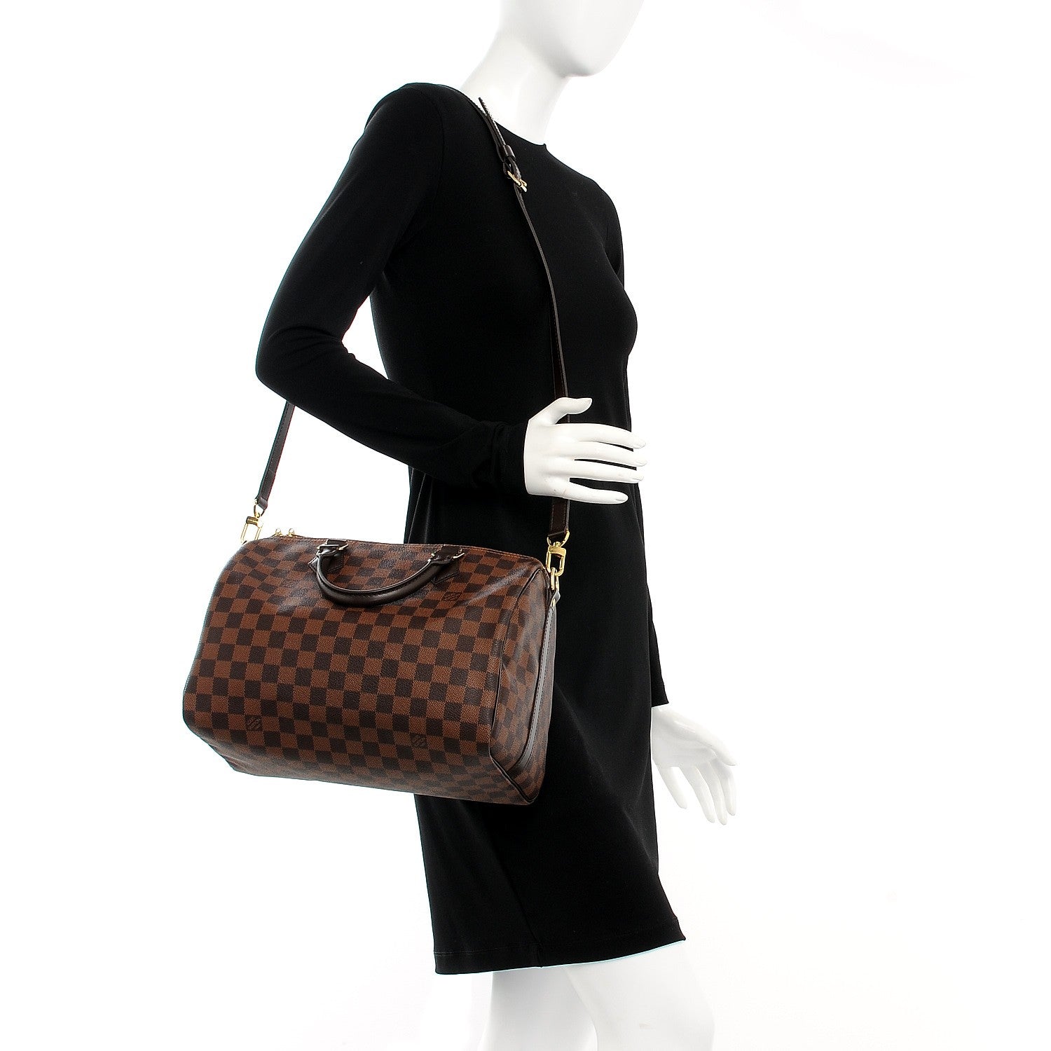 Louis Vuitton Damier Ebene Speedy Bandouliere 30 2 of 8