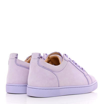 Christian Louboutin Veau Velours Louis Junior Flat Sneakers 40 Lilac Smoke 4 of 16