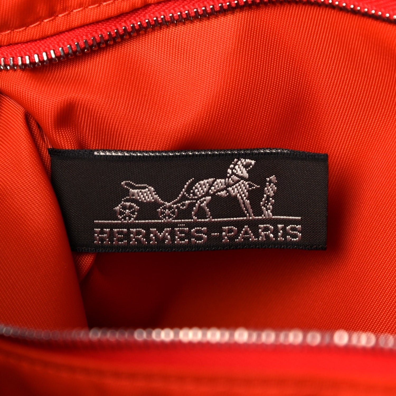 Hermes Silk Carre en Cravates Fourbi 20 PM Pouch Bleu Saphir 8 of 11