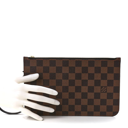 Louis Vuitton Damier Ebene Neverfull MM GM Pochette 2 of 10