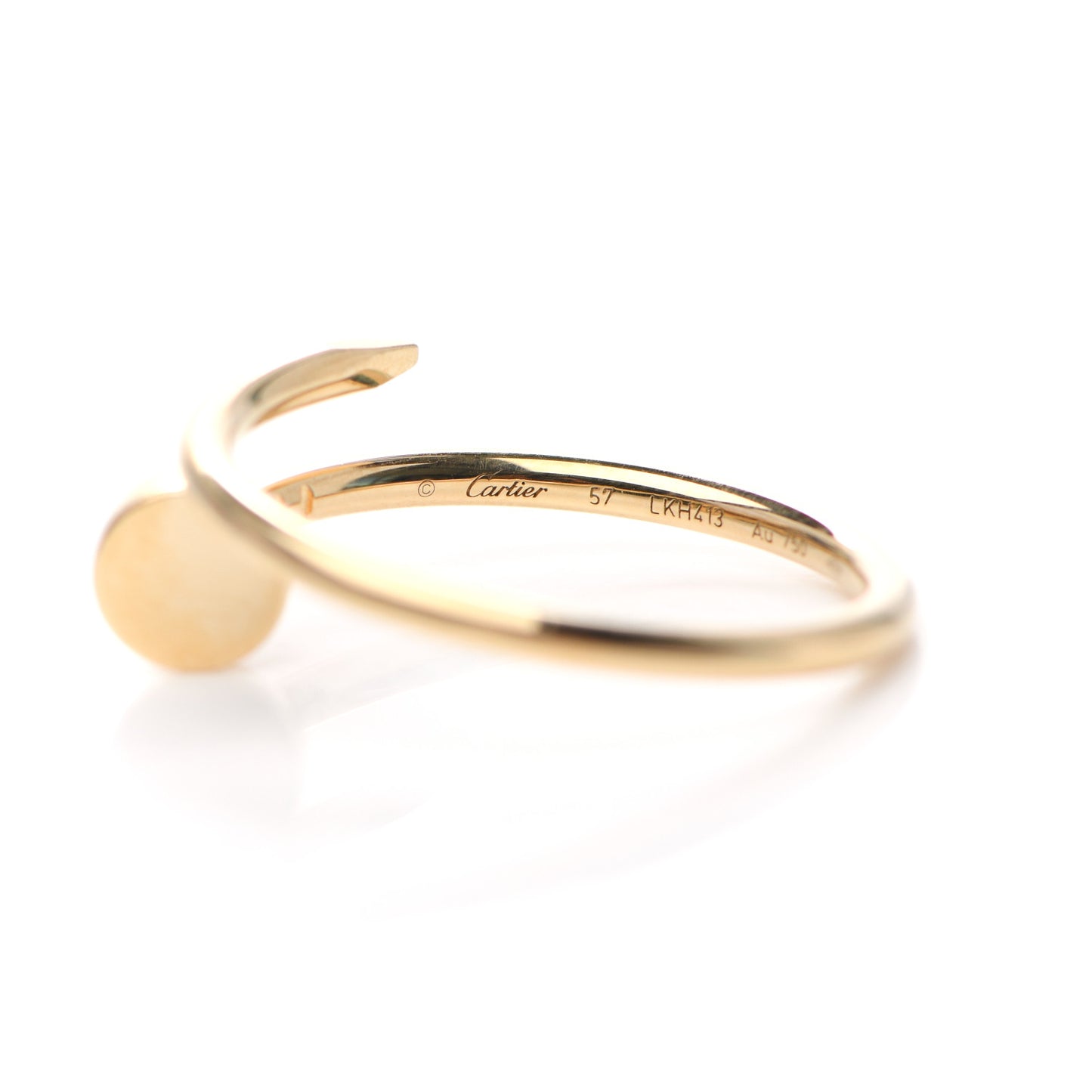 18K Yellow Gold Small Juste Un Clou Ring 57 8