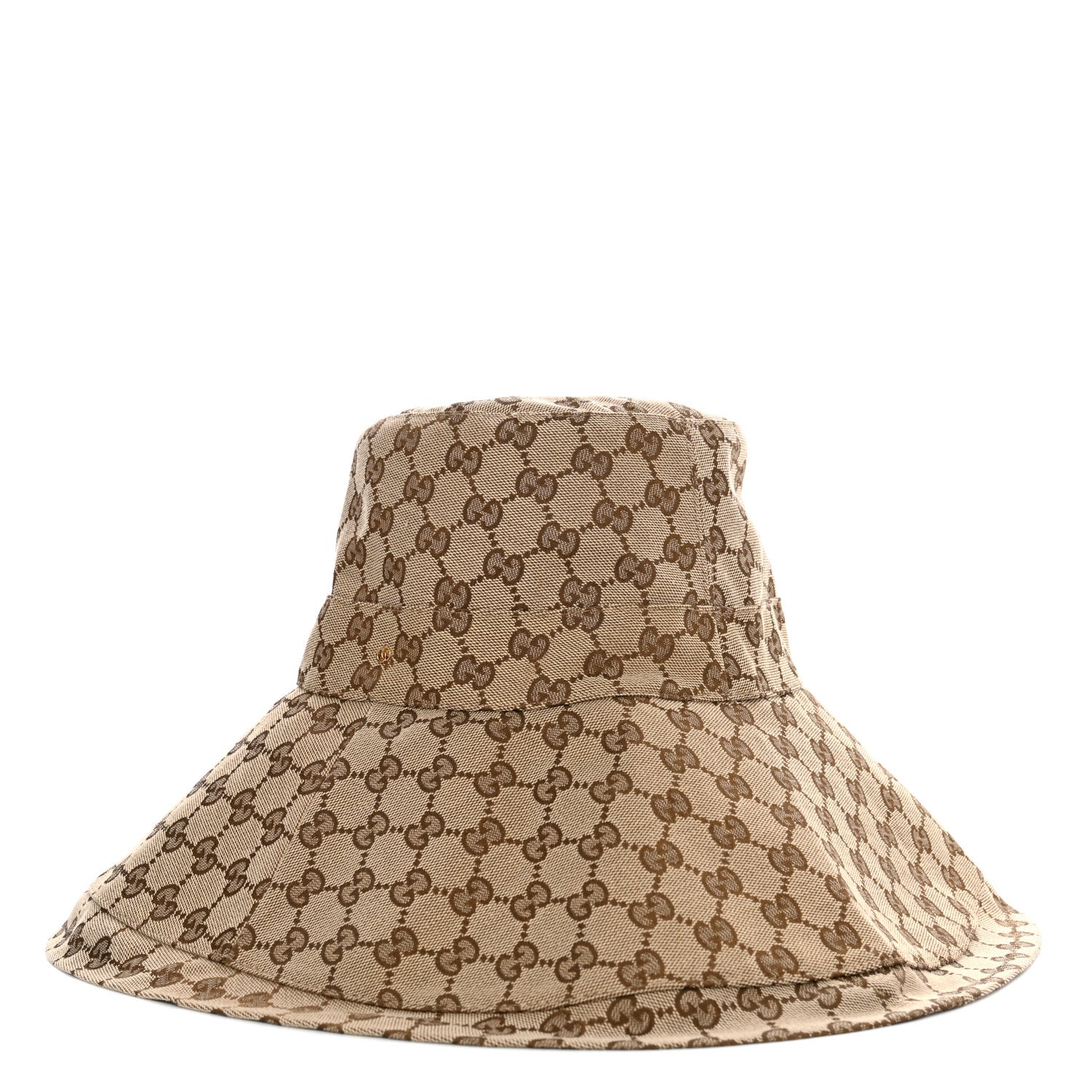 Gucci Monogram Wide Brim Hat L Beige 1 of 12