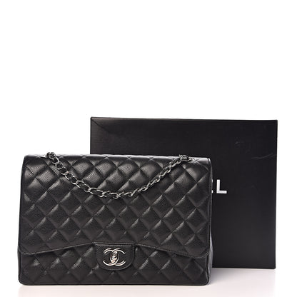 Chanel Caviar Quilted Maxi Double Flap Black 10 of 10