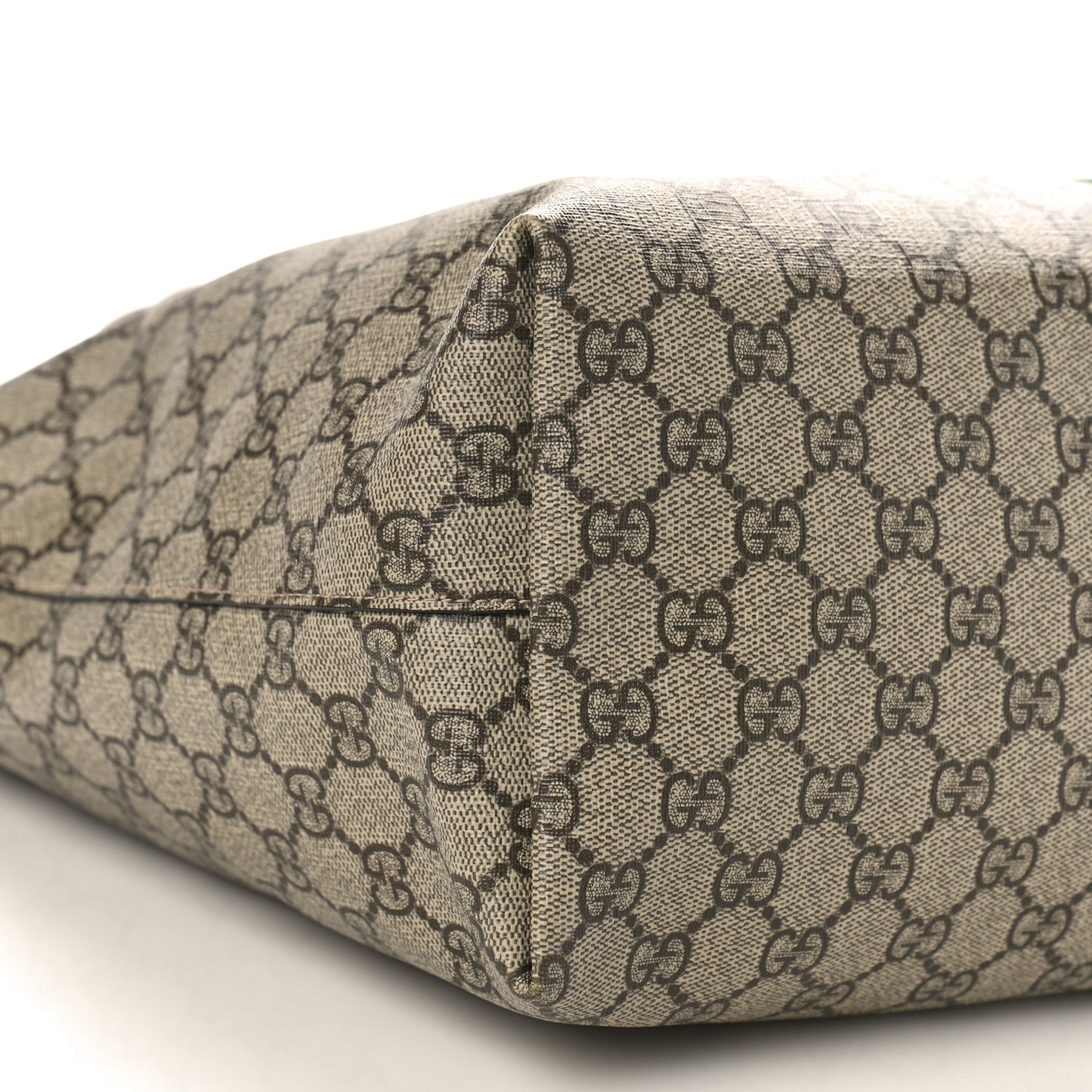 GG Supreme Monogram Medium Ophidia Shopping Tote Brown