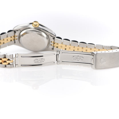 Rolex Stainless Steel 18K Yellow Gold 26mm Oyster Perpetual Datejust Watch Champagne 79173 6 of 6