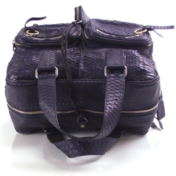 Chloe Python Large Betty Shoulder Bag Purple 5 of 12