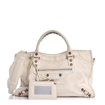 Balenciaga Agneau Giant 12 Rose Gold Hardware City White Light 1 of 19