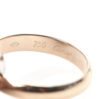 Cartier 18K Pink Yellow White Gold Classic Trinity Ring 51 5.75 4 of 6