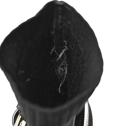 Louis Vuitton Monogram Stretch Fabric Silhouette Ankle Boots 36 Black 7 of 9