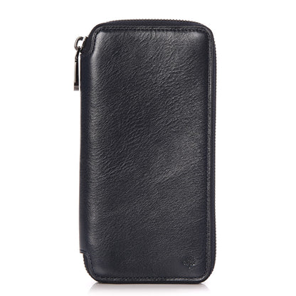 Mulberry Silky Calf Zip Around Coat Wallet Midnight Black 1 of 9
