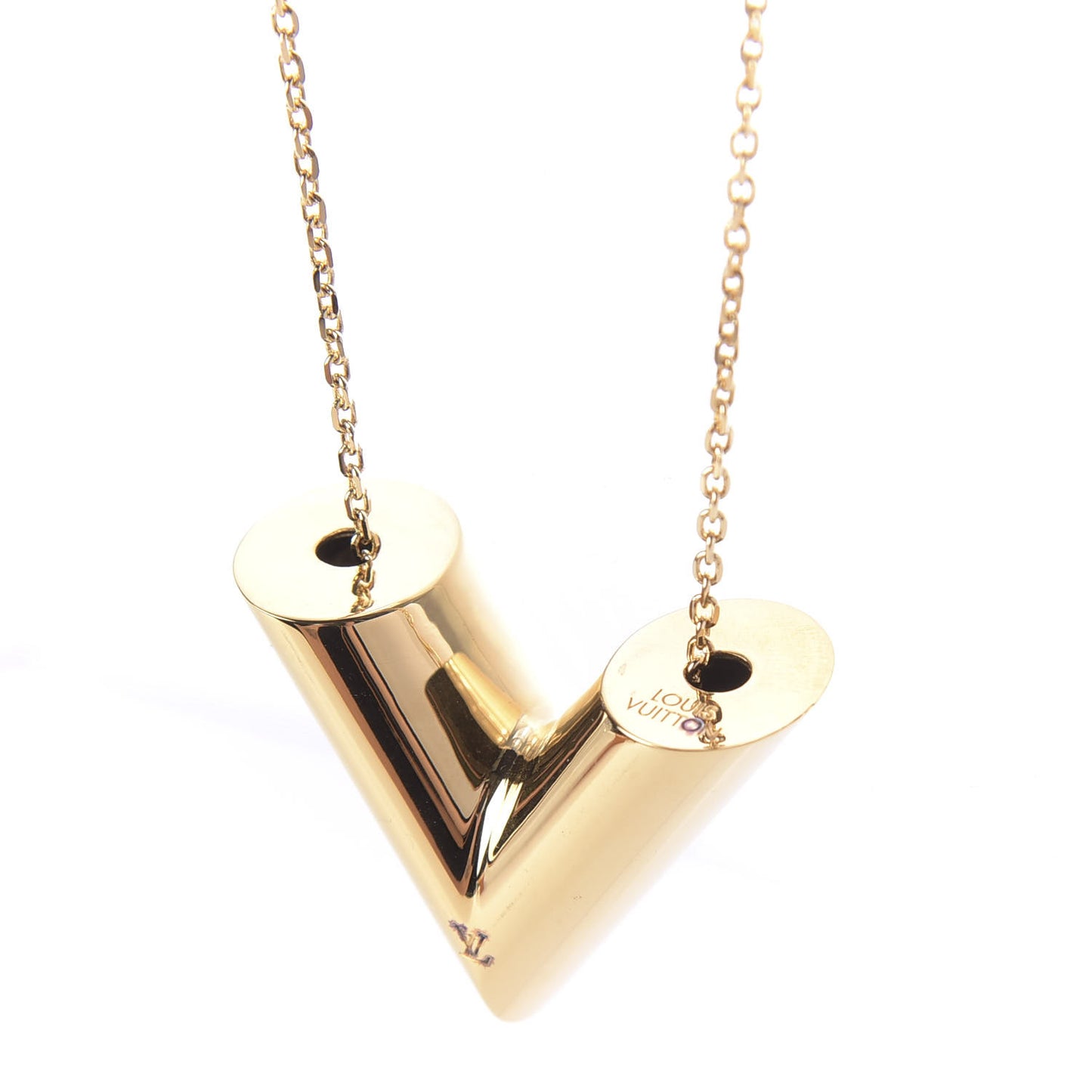 Essential V Necklace Gold