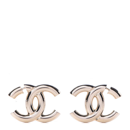 Chanel Metal CC Earrings Gold 1 of 4