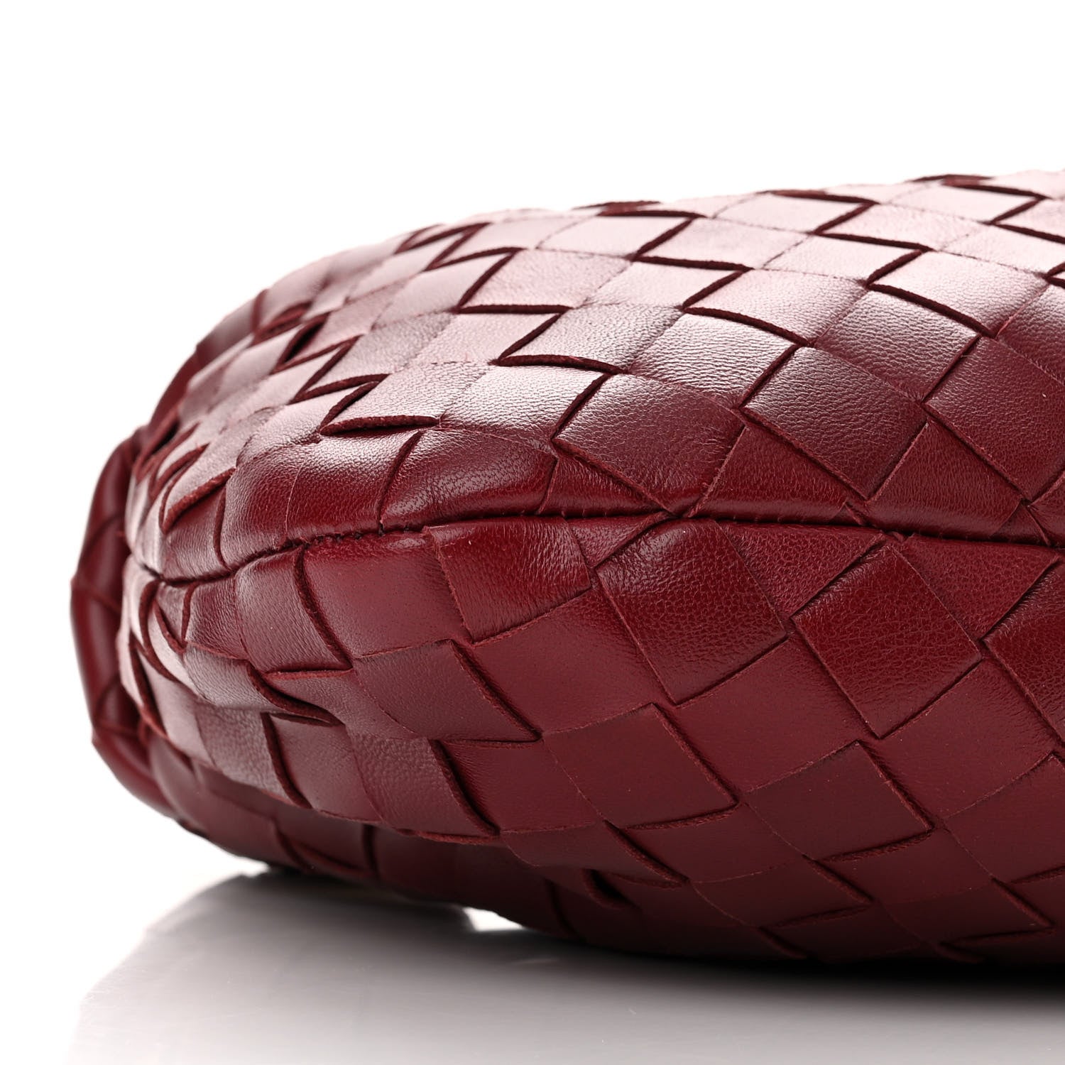 Bottega Veneta Nappa Intrecciato Mini Jodie Burgundy 8 of 9