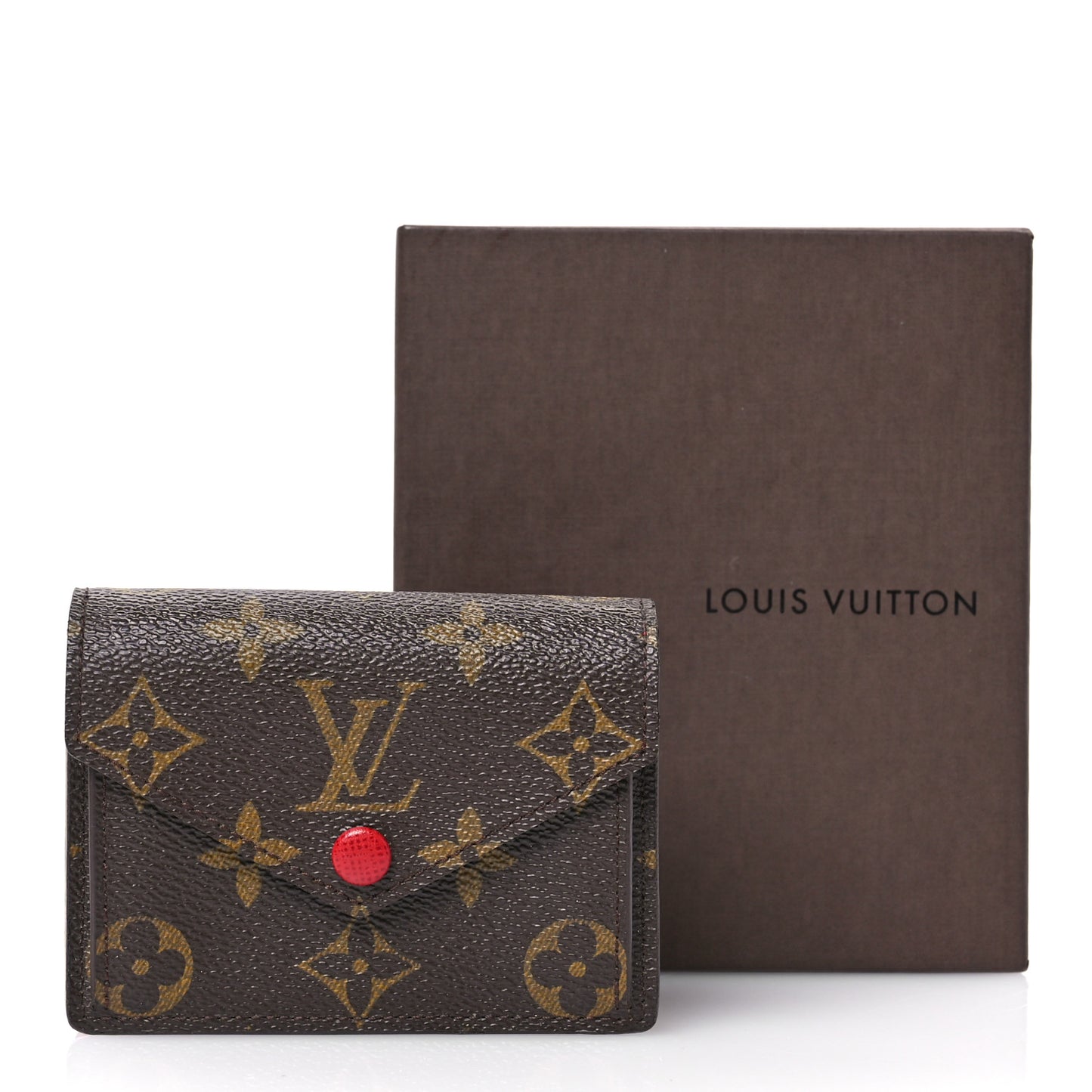 Monogram Compact Marie Wallet Rouge