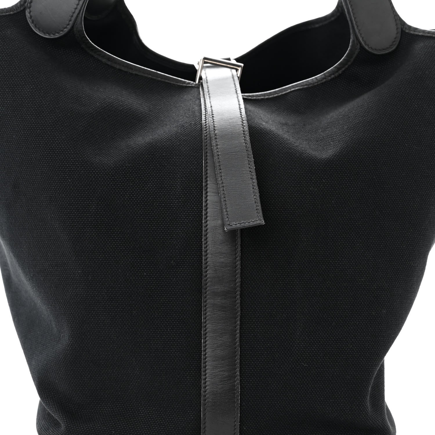 Hermes Toile Swift Picotin TGM Black 8 of 11