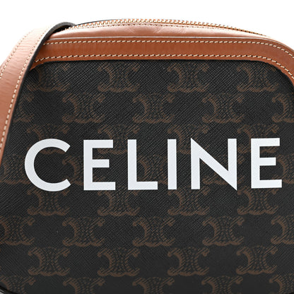 Celine Triomphe Canvas Small Camera Bag Tan 8 of 12