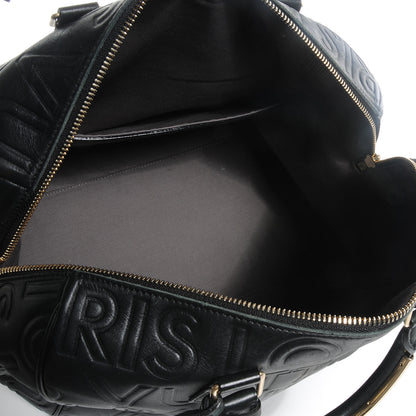 Louis Vuitton Calfskin Embossed Speedy Cube 30 Black 6 of 8