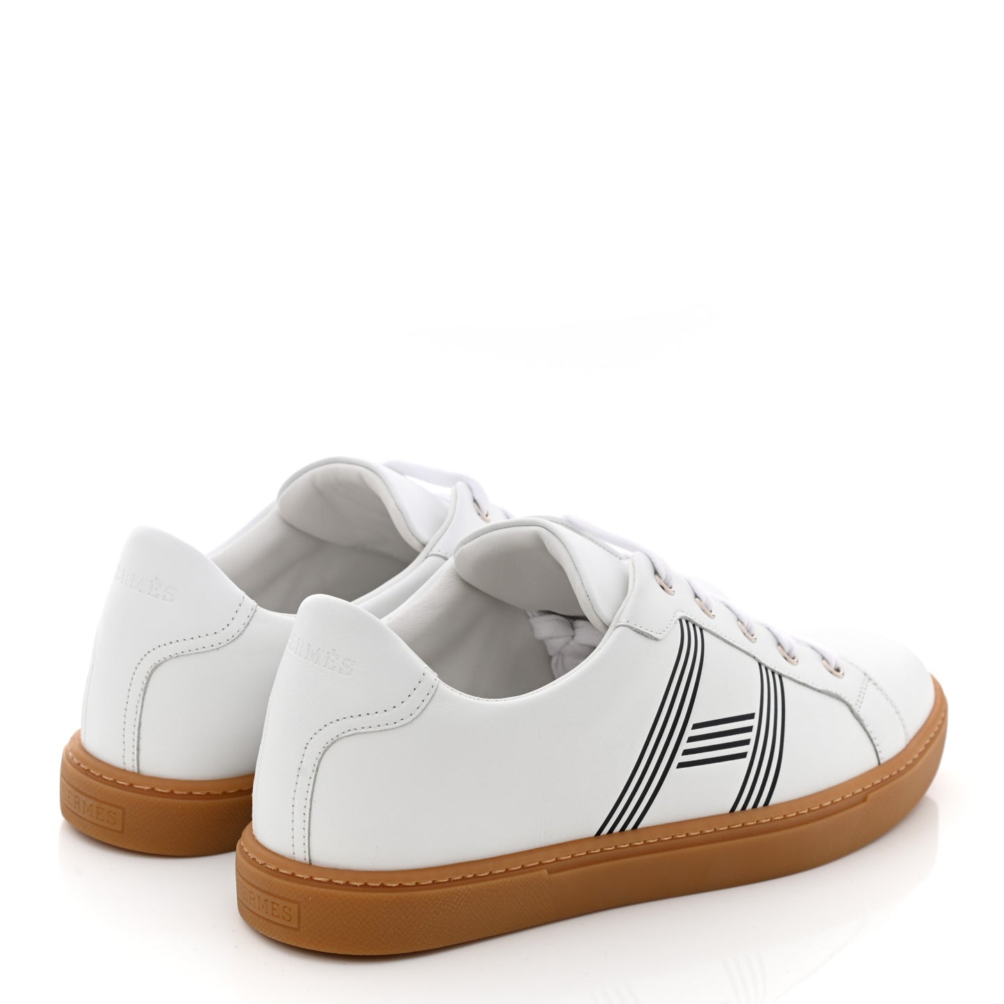 Calfskin Mens Advantage Sneakers 42 White Black