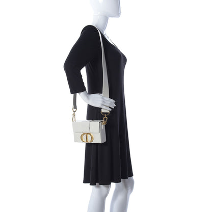 Christian Dior Smooth Calfskin 30 Montaigne Box Bag White 2 of 11