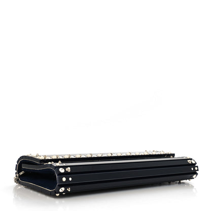 Jimmy Choo Acrylic Crystal Pearl Crystal Sweetie Clutch Navy 4 of 11