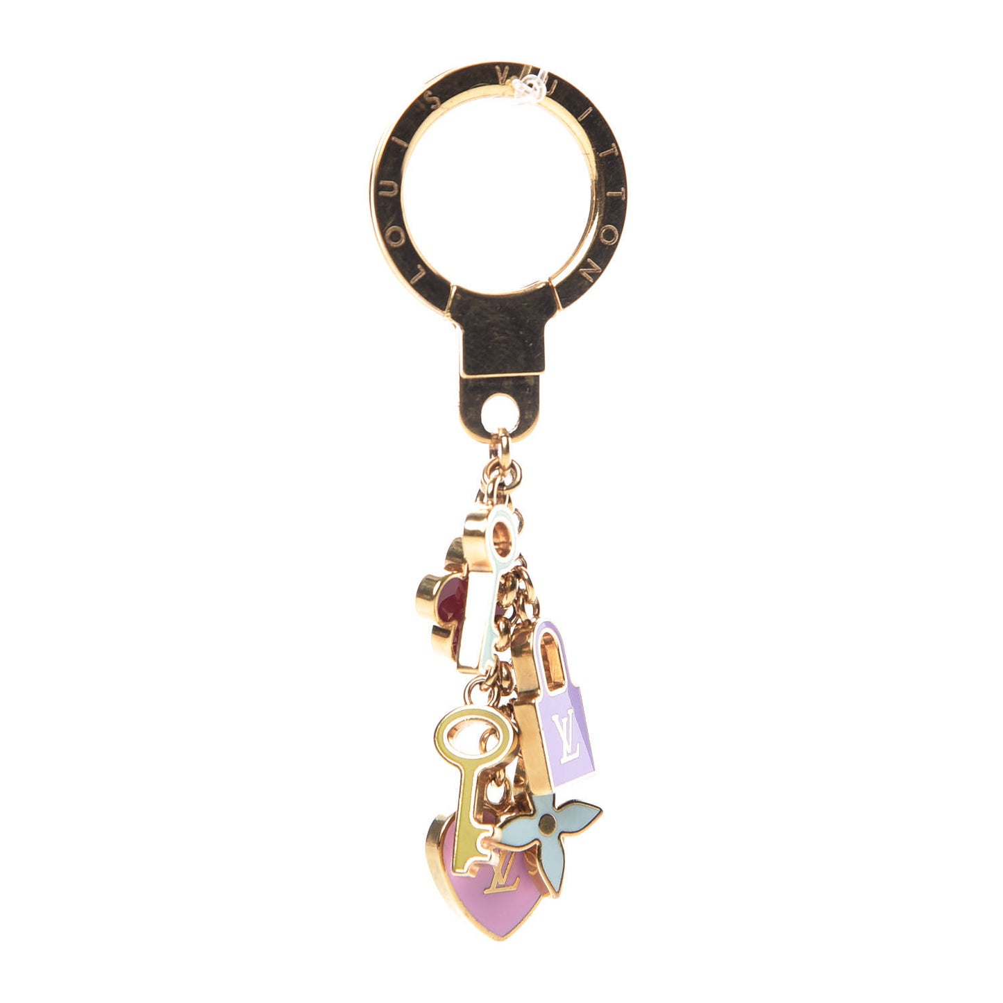 Enamel Pretty Charms Key Ring Holder