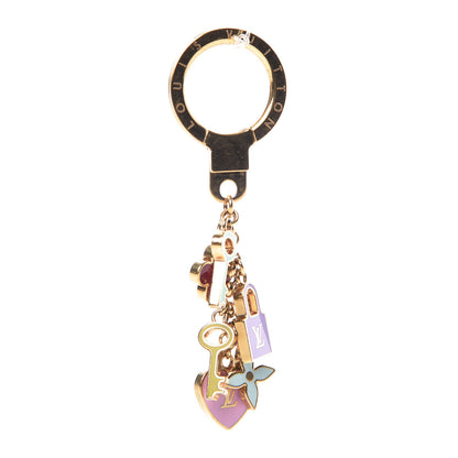 Louis Vuitton Enamel Pretty Charms Key Ring Holder 1 of 3