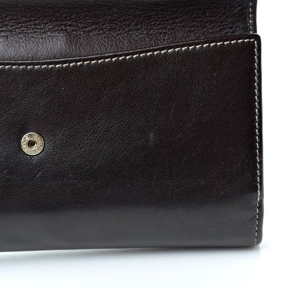Gucci Calfskin Britt Continental Wallet Brown 11 of 12