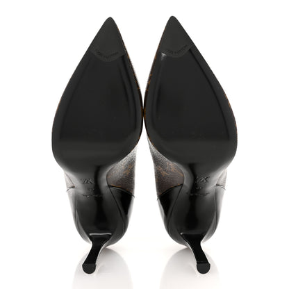 Louis Vuitton Monogram Cherie Pumps 40 Black 6 of 11