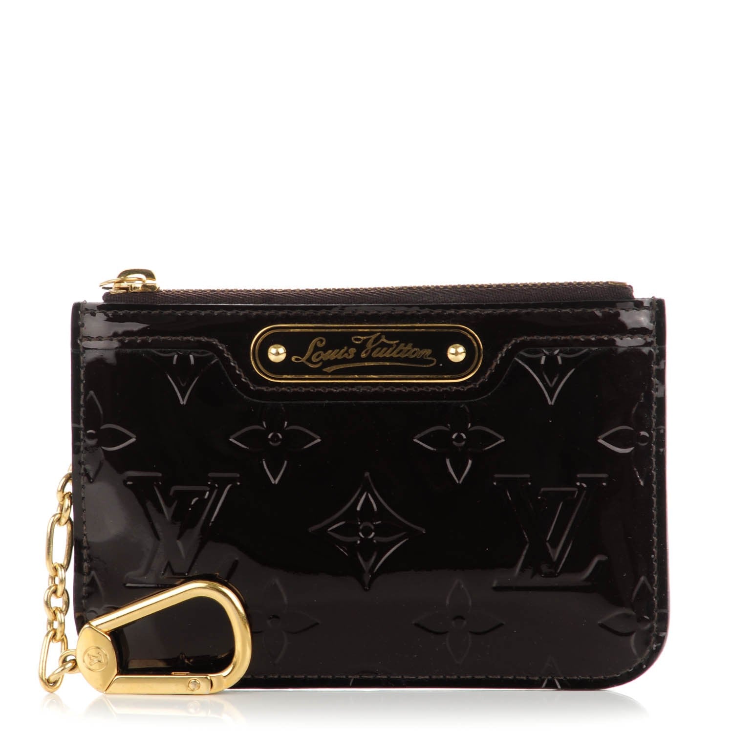 Louis Vuitton Vernis Key Pouch Amarante 1 of 7