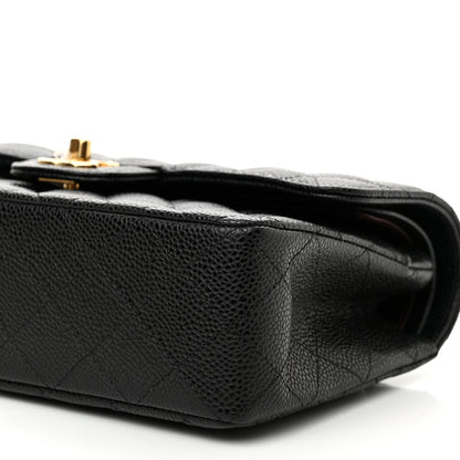 Chanel Caviar Quilted Small Double Flap Black 9 of 10