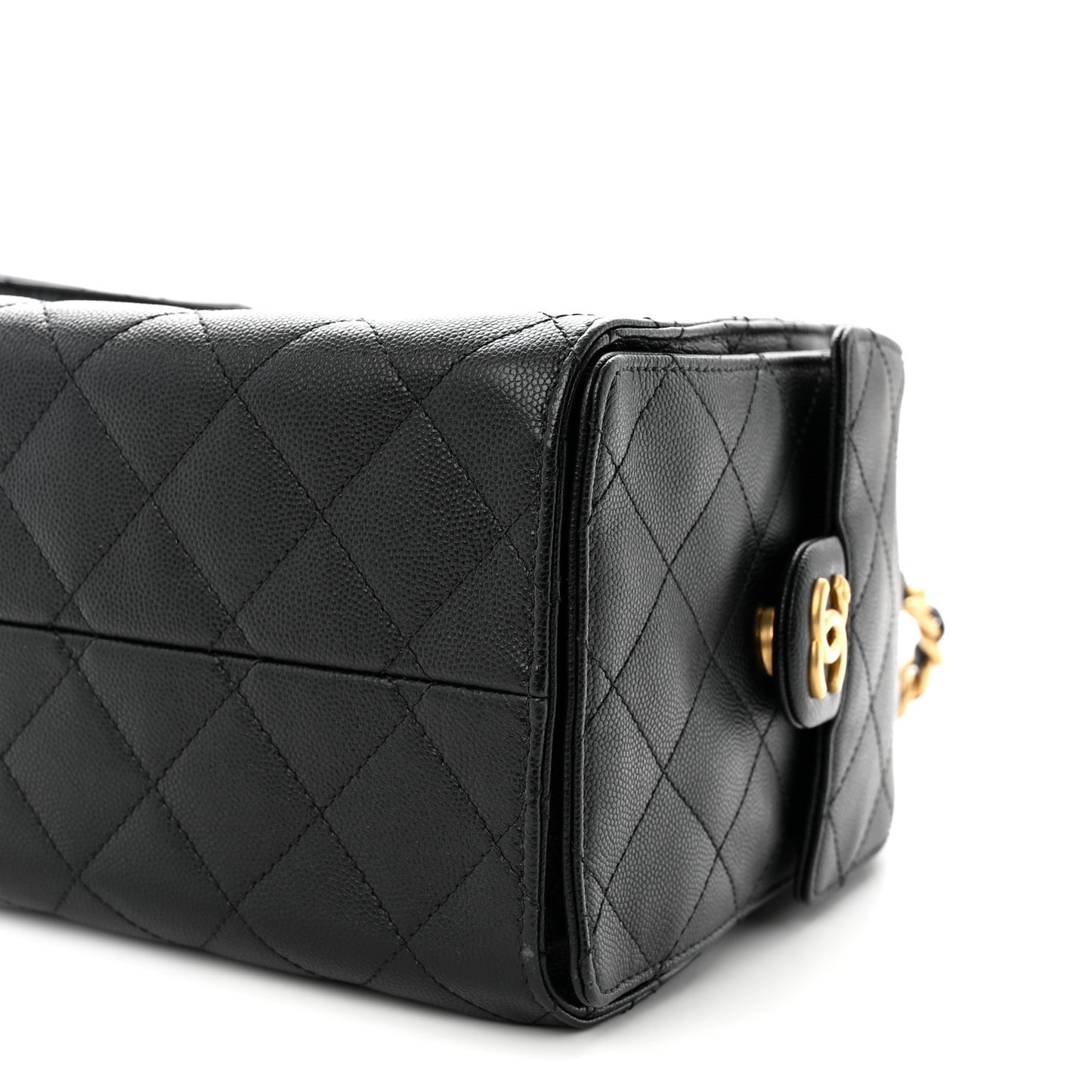 Caviar Quilted Small Chanel 25 Handbag Black