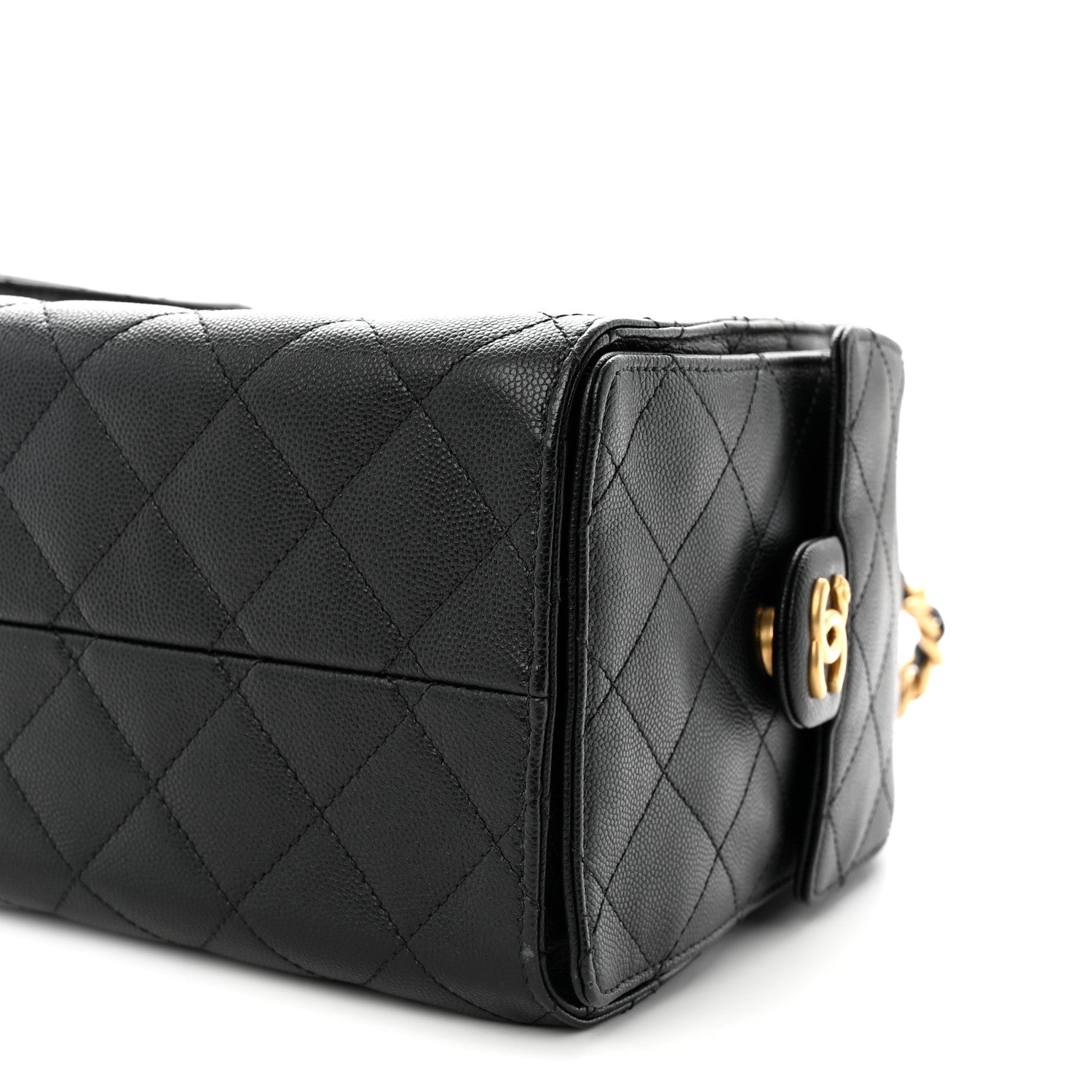 Chanel Caviar Quilted Small Chanel 25 Handbag Black 9 of 10