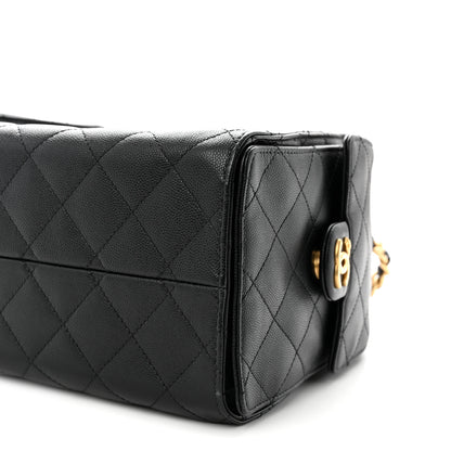 Chanel Caviar Quilted Small Chanel 25 Handbag Black 9 of 10