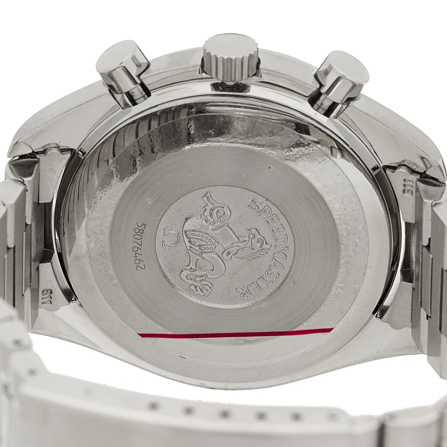 Stainless Steel Mother of Pearl 39mm Speedmaster Chronograph Automatic Watch 3502.71
