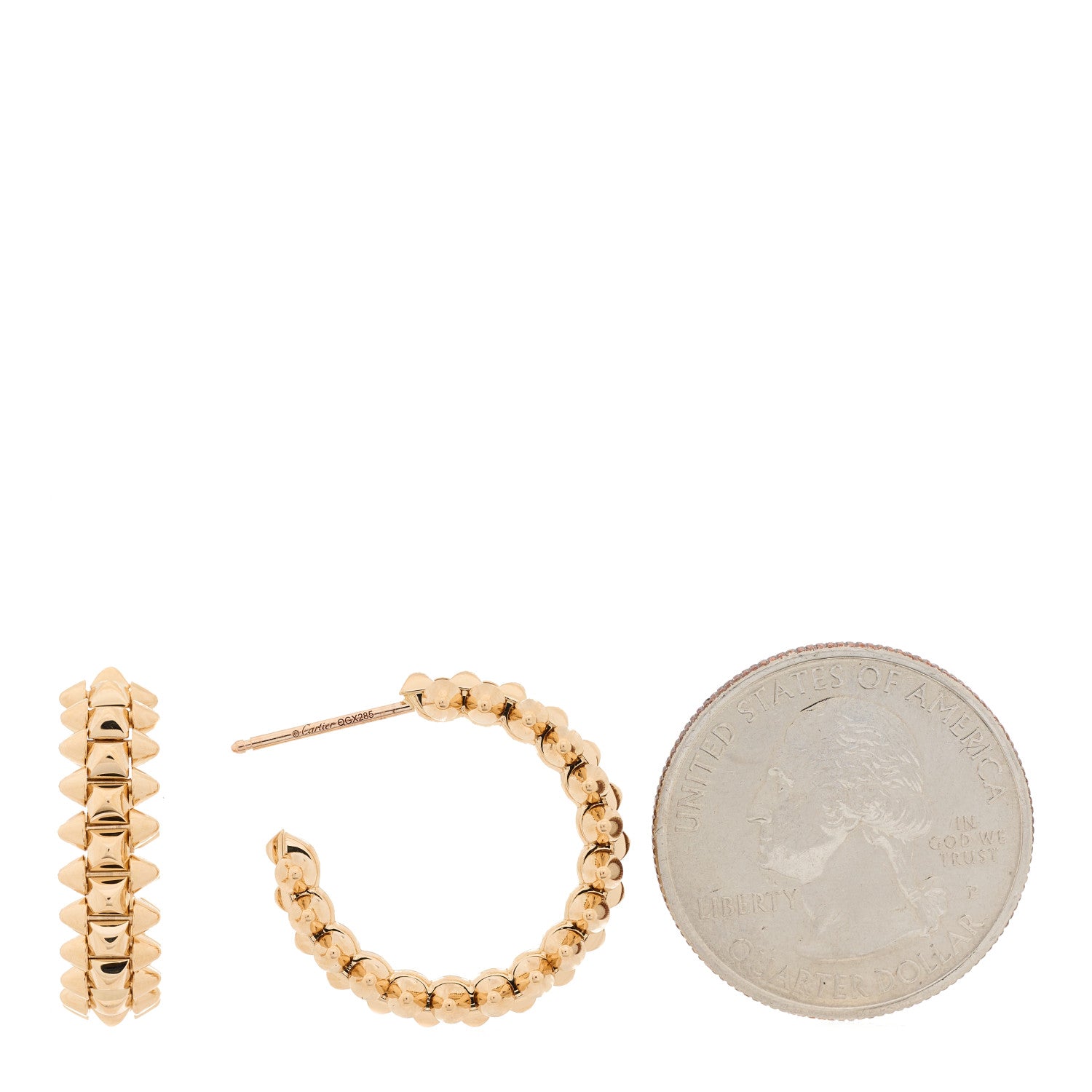 Cartier 18K Pink Gold Small Clash de Cartier Earrings 2 of 4