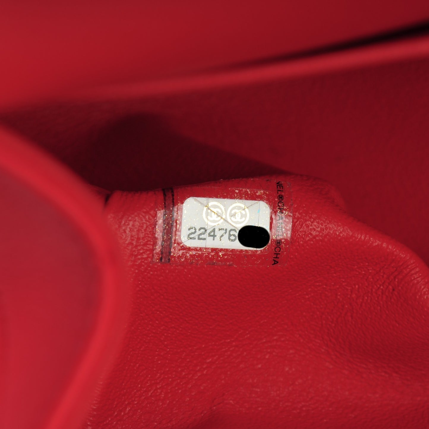 Lambskin Quilted Jumbo Double Flap Red