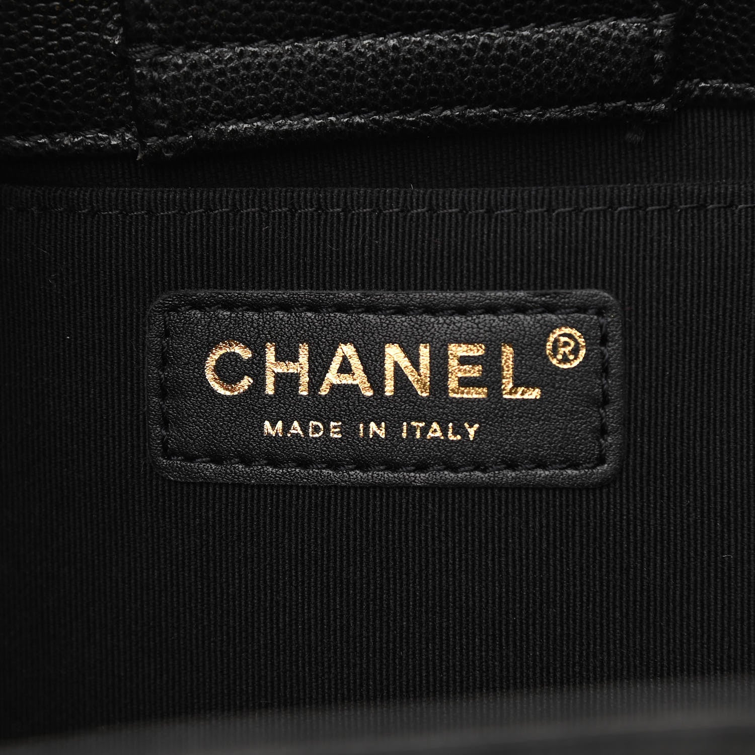 Chanel Caviar Quilted Flap Bucket Bag Black 6 of 9