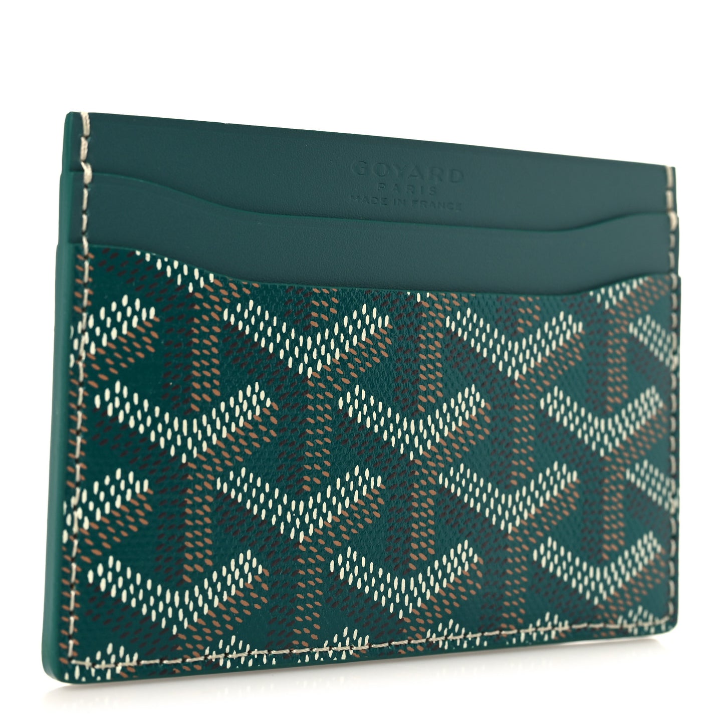 Goyardine Saint Sulpice Card Holder Green
