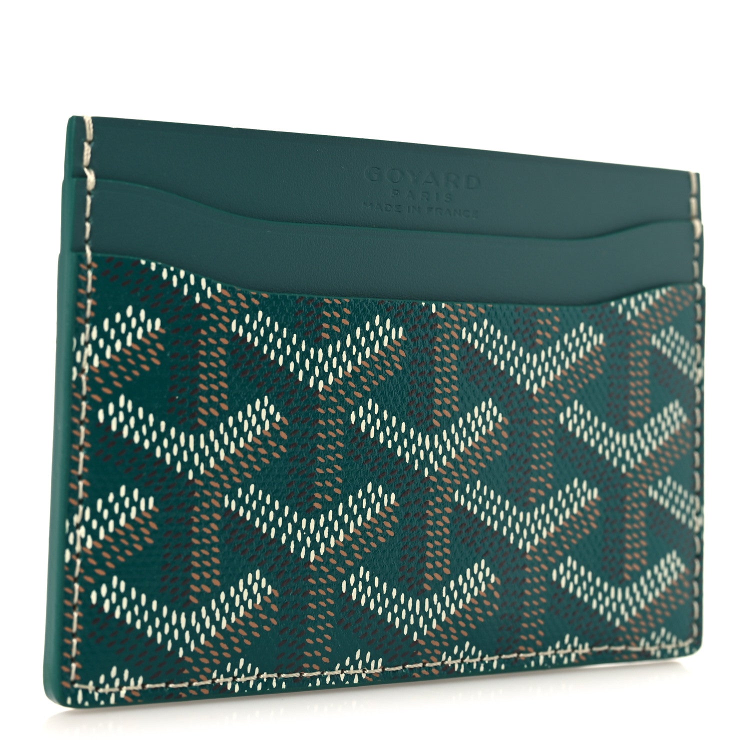 Goyard Goyardine Saint Sulpice Card Holder Green 3 of 7