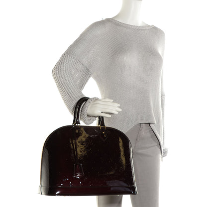 Louis Vuitton Vernis Alma GM Amarante 2 of 7