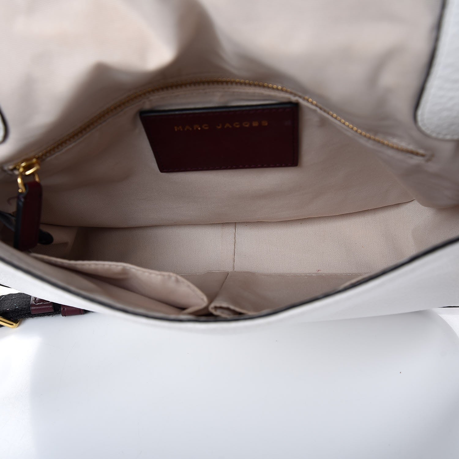 Marc Jacobs Calfskin Collage Saddle Bag Off White 5 of 12
